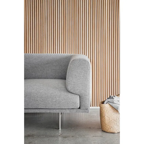 Chimney 2-seters Sofa Brook Gråmelert/ Sort