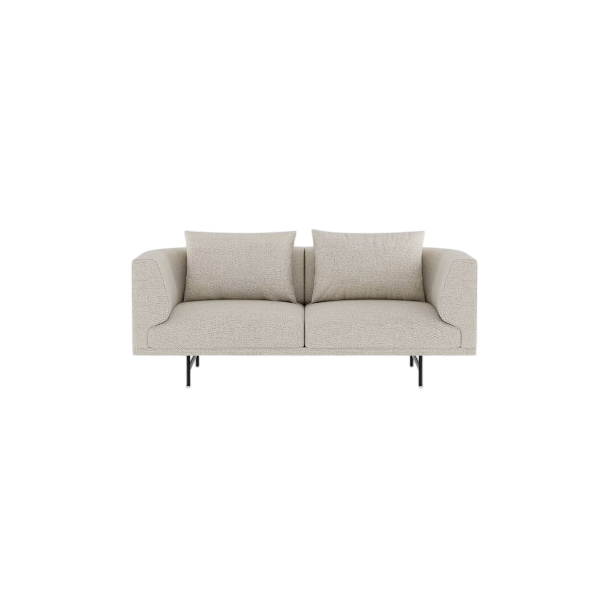 Chimney 2-Personers Sofa Wavy Off White/Lysegr/Sort