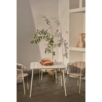 732 Lagrasse Dining Table 95 cm Warm Gray