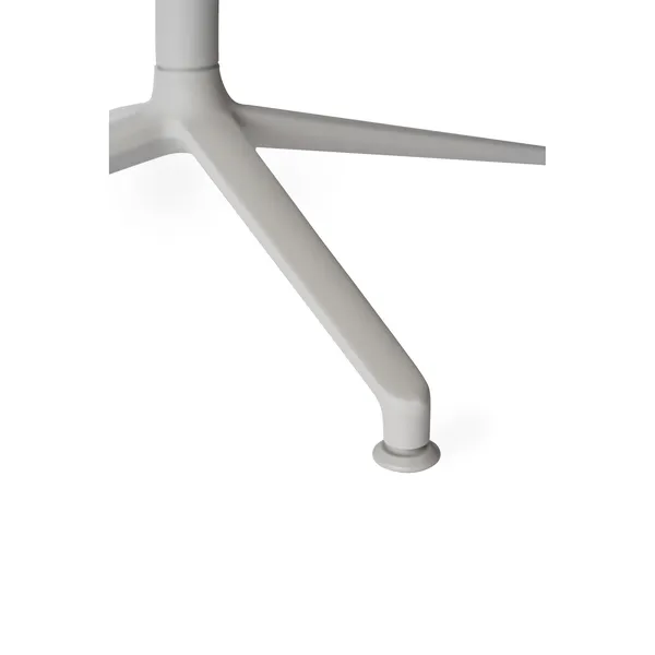 717 Open-Air Café Table Light Gray/ Aluminum