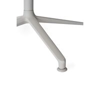 717 Open-Air Café Table Light Gray/ Aluminum