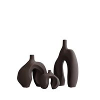 Ni Vase Medium Chocolate Brown
