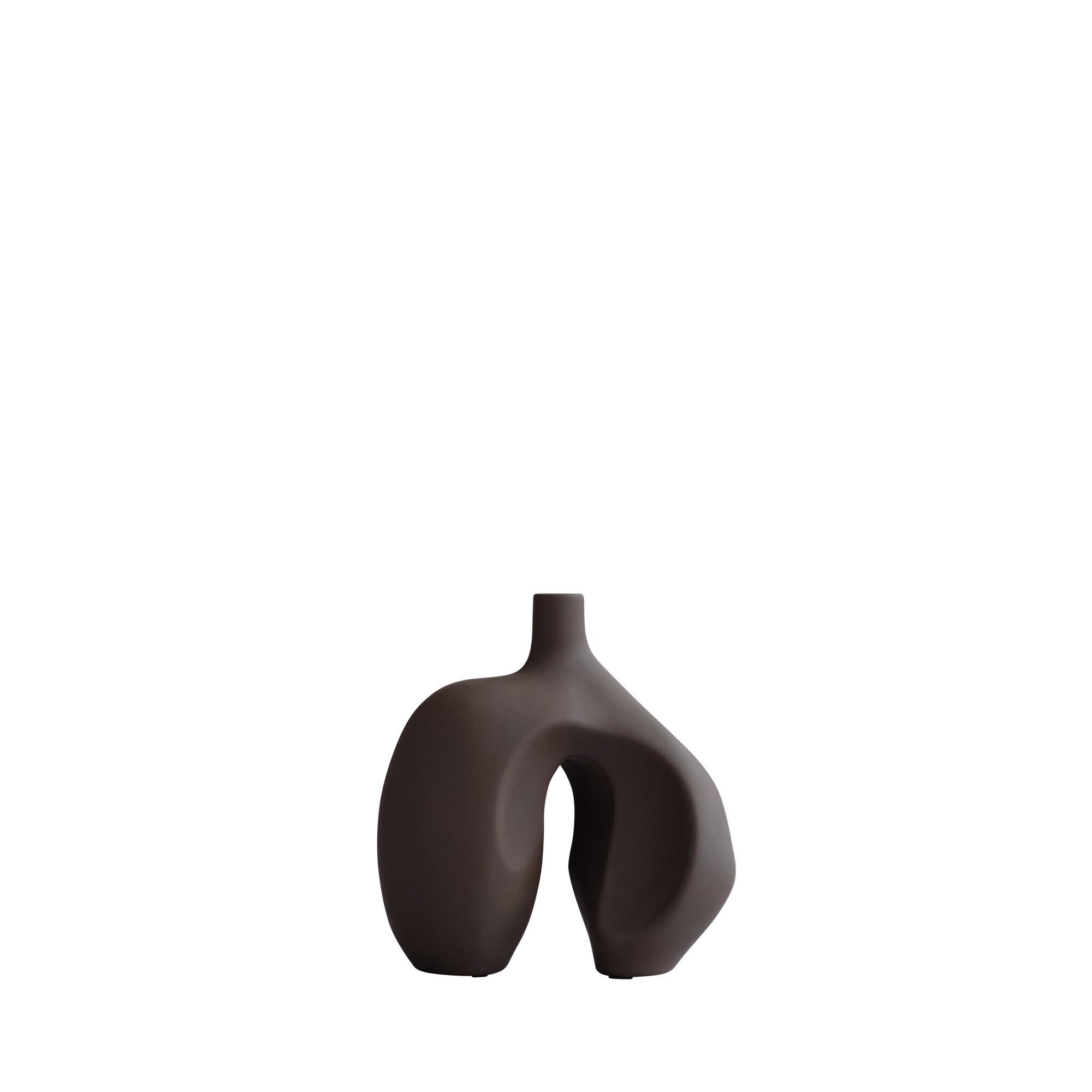 Ni Vase Mini Chokoladebrun