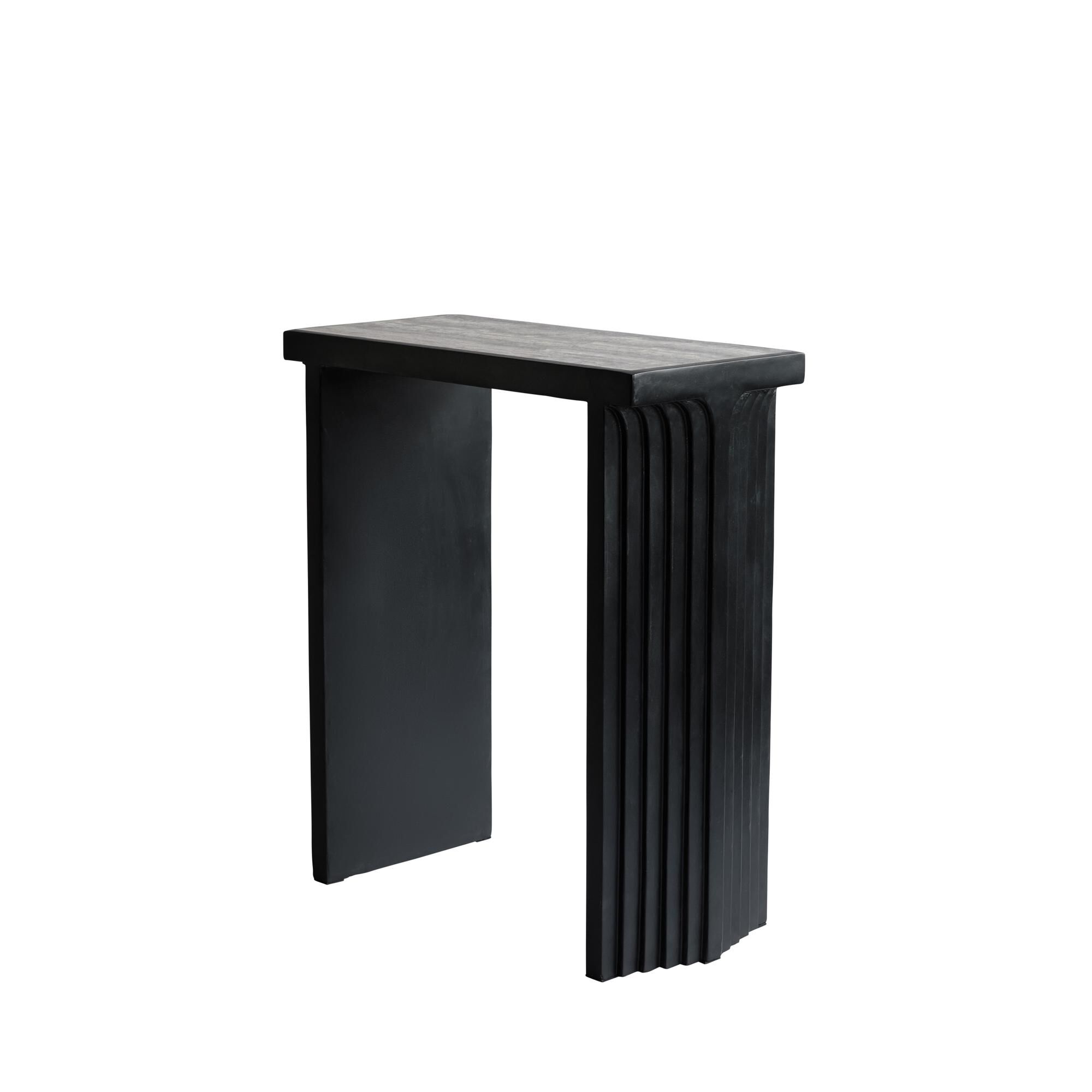 Arc Konsolbord Sølv Travertin