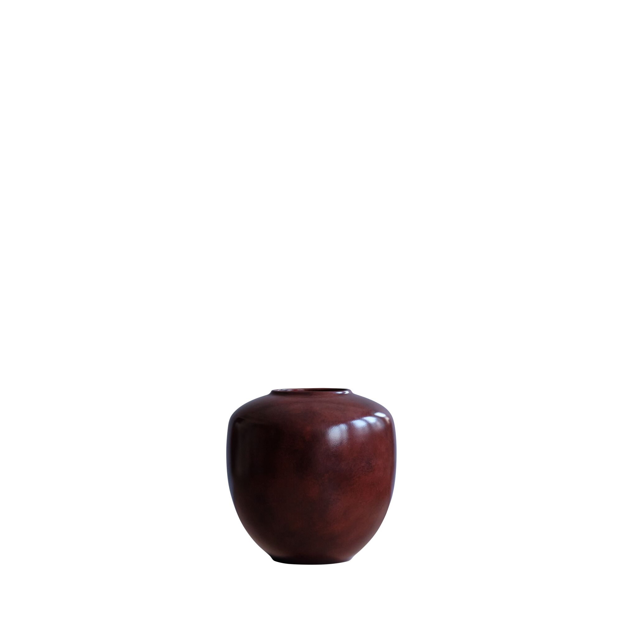 Sunao Vase Medium Rødbrun