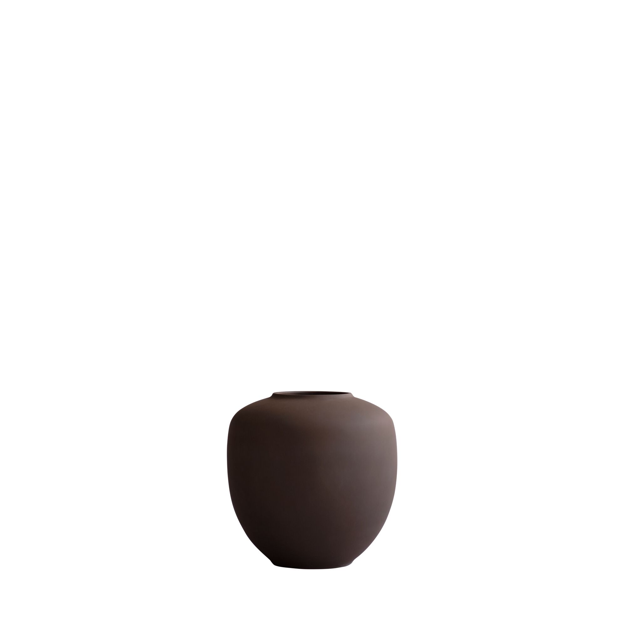 Sunao Vase Medium Sjokoladebrun