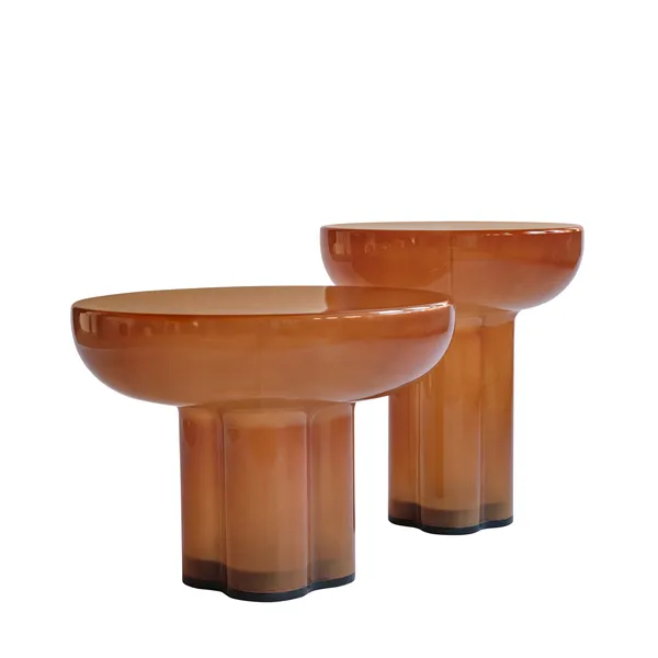 Table Basse Crown , Couleur Caramel Clair