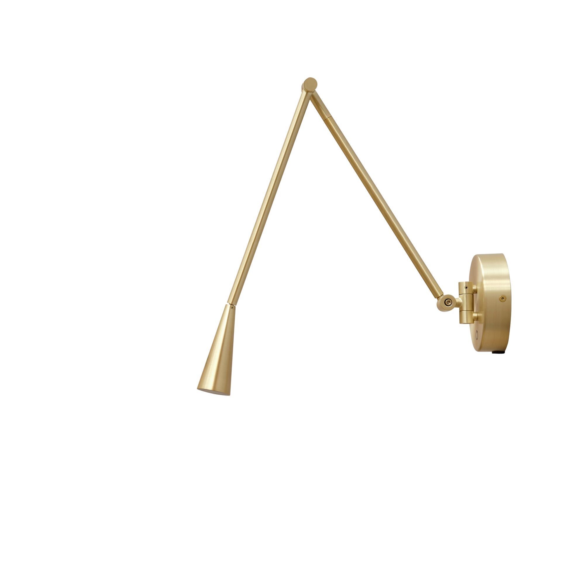 Snake Vegglampe Messing