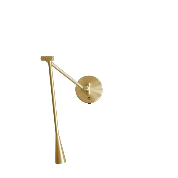 Schlangen Wandlampe Messing