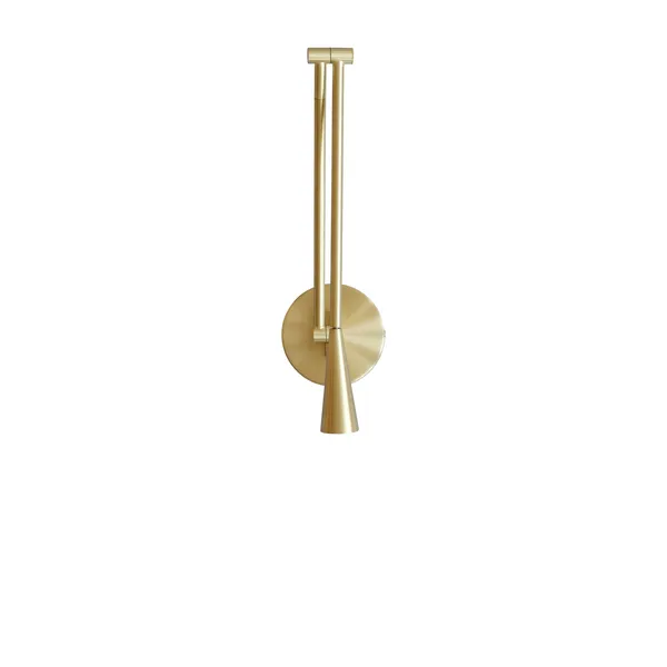 Schlangen Wandlampe Messing
