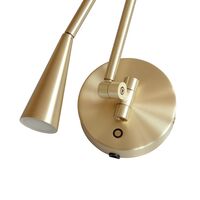 Schlangen Wandlampe Messing