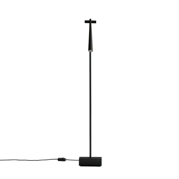 Snake Gulvlampe Brændt Sort
