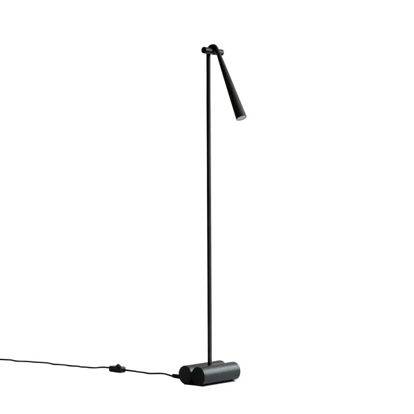 Snake Gulvlampe Brændt Sort