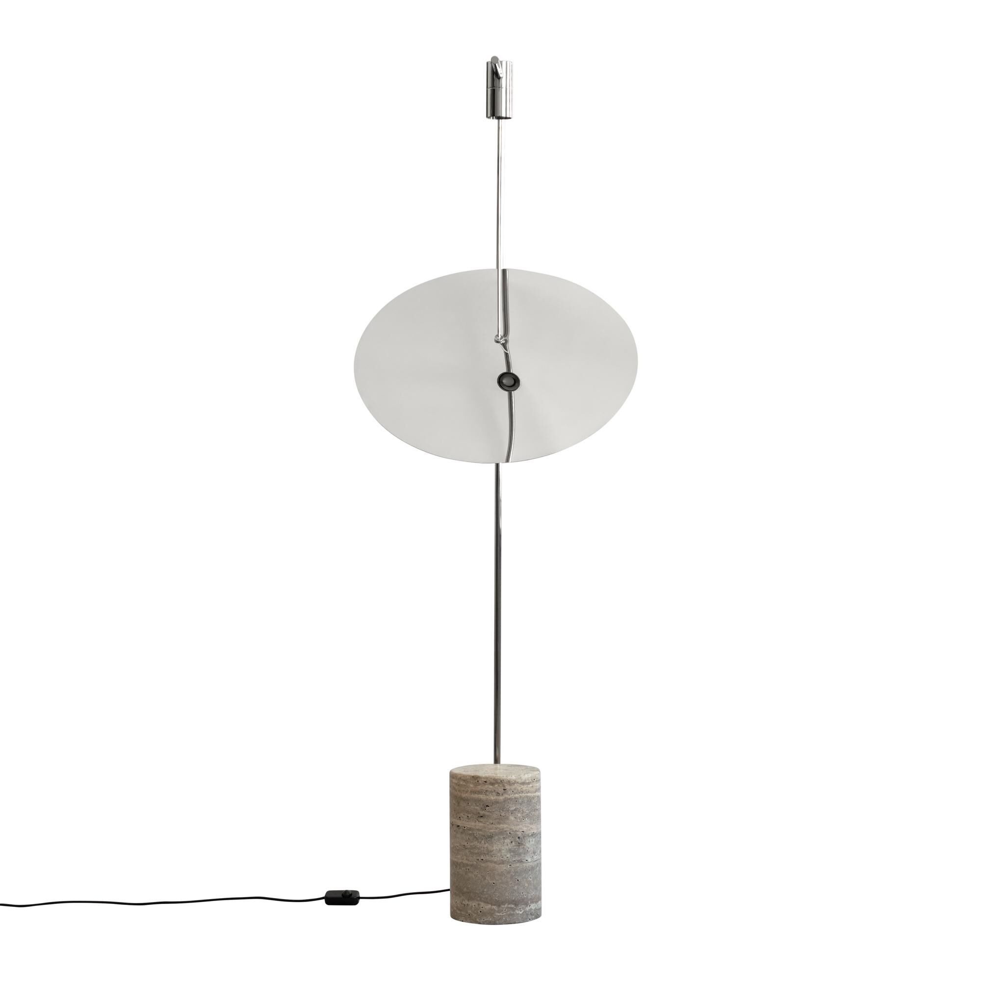 The Moon Golvlampa Krom