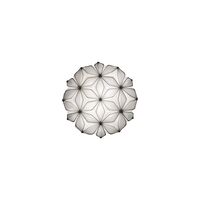 C'Est La Vie Væg/Loftlampe Medium Sort