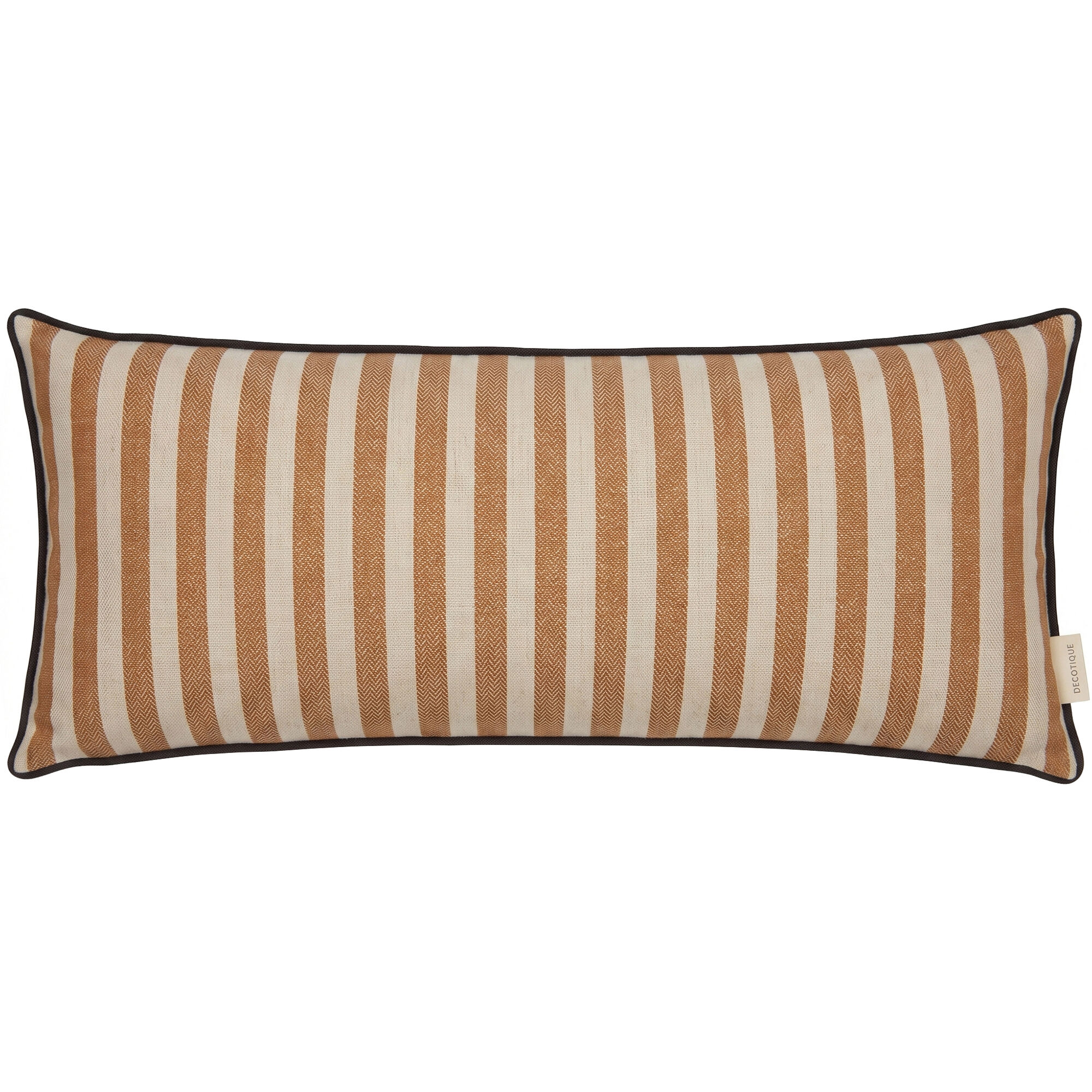 Outline Stripe Pillow 30x70 Moutarde/Blanc cassé