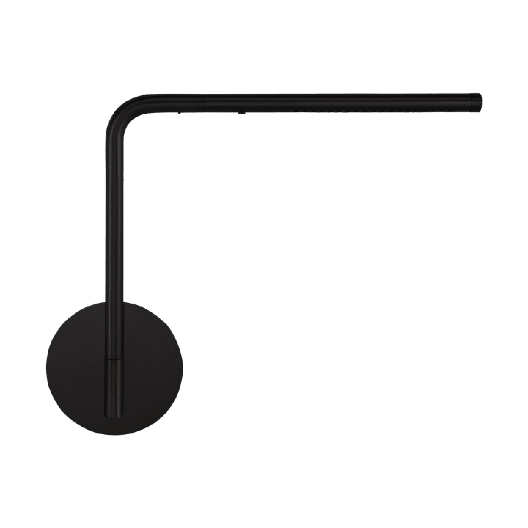 Omni Pivot Vegglampe Sort