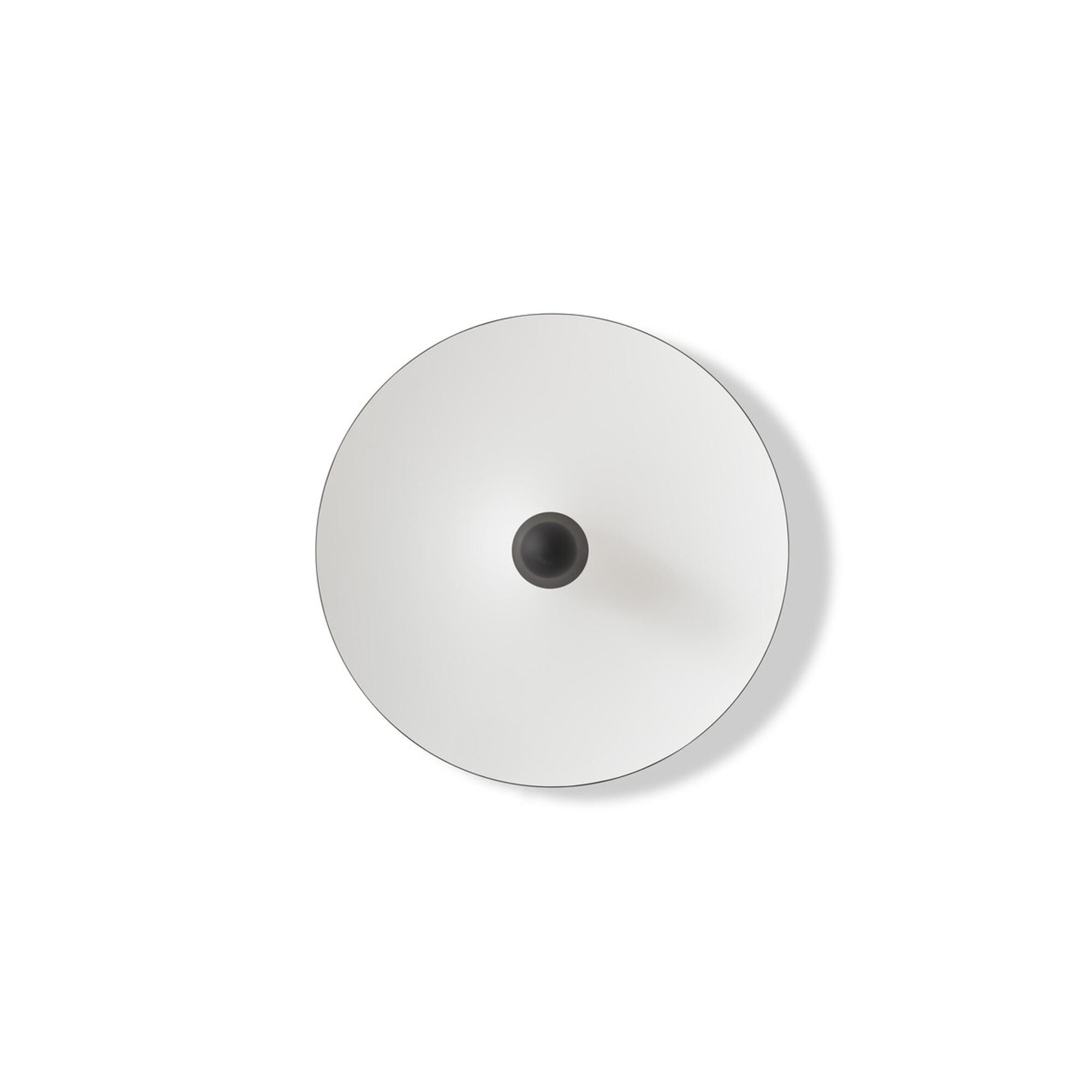 Kantarell V&auml;gg-/ Taklampa &Oslash;55 Svart/ Vit