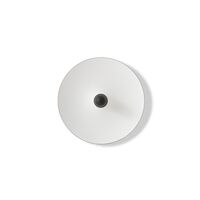 Kantarell Væg/Loftlampe Ø55 Sort/Hvid