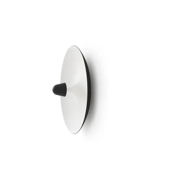 Kantarell Væg/Loftlampe Ø55 Sort/Hvid