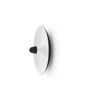 Kantarell Væg/Loftlampe Ø55 Sort/Hvid