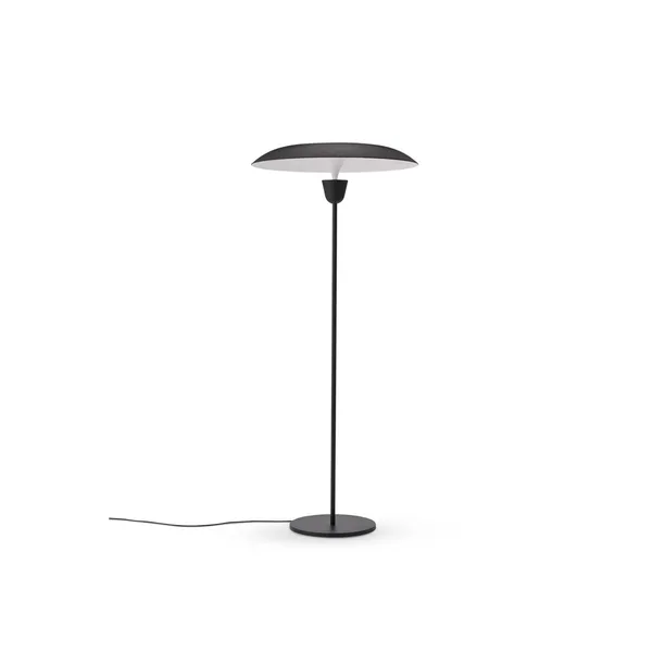 Kantarell Gulvlampe Ø55 Sort/Hvid