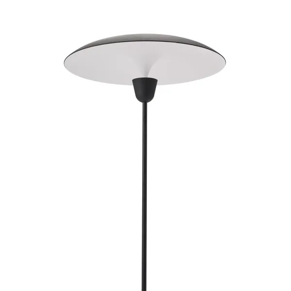 Kantarell Gulvlampe Ø55 Sort/Hvid