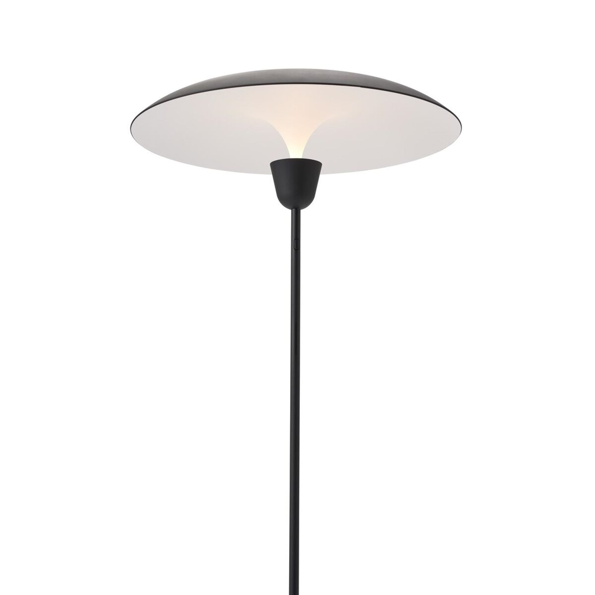 Kantarell Gulvlampe Ø55 Sort/Hvid