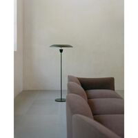 Kantarell Gulvlampe Ø55 Sort/Hvid