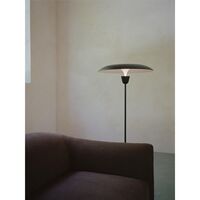 Kantarell Gulvlampe Ø55 Sort/Hvid