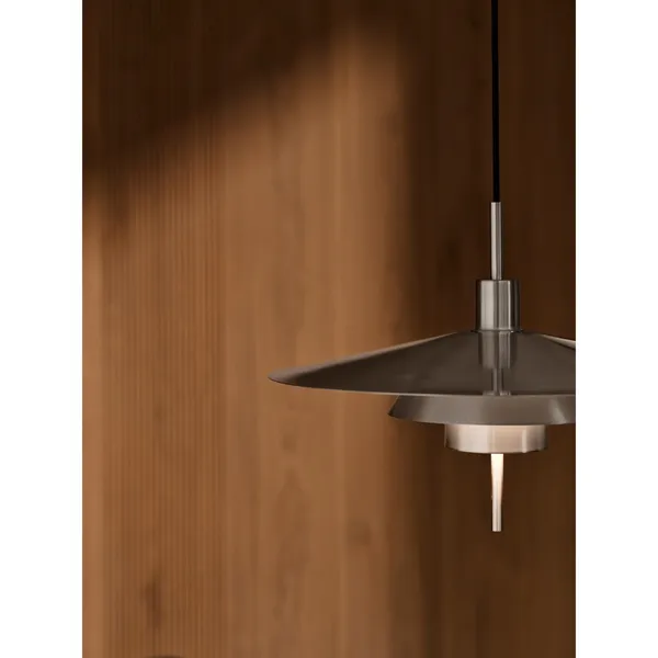 Latika Pendant Brushed Chrome