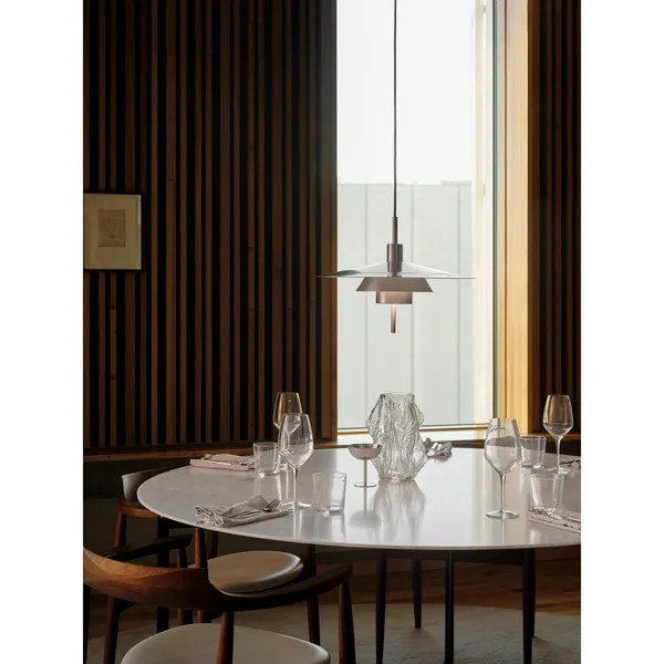 Latika Pendant Brushed Chrome