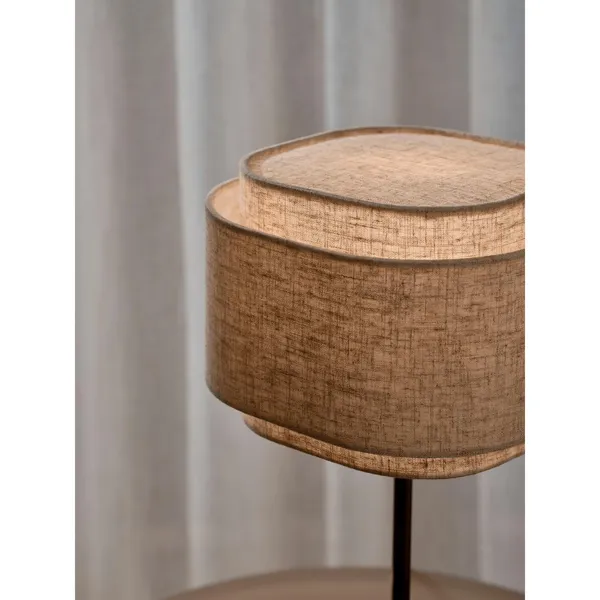 Takai Table Lamp Brass/ Beige