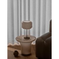Takai Table Lamp Brass/ Beige