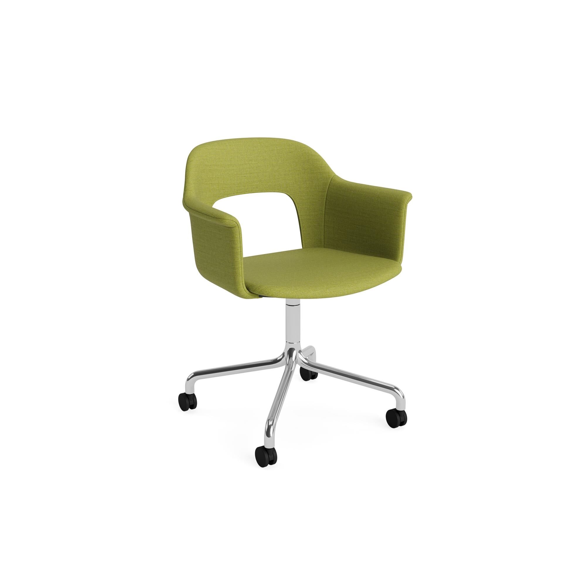 Layout 264 spisestol med armlener og svingbar Remix 912/ Aluminium