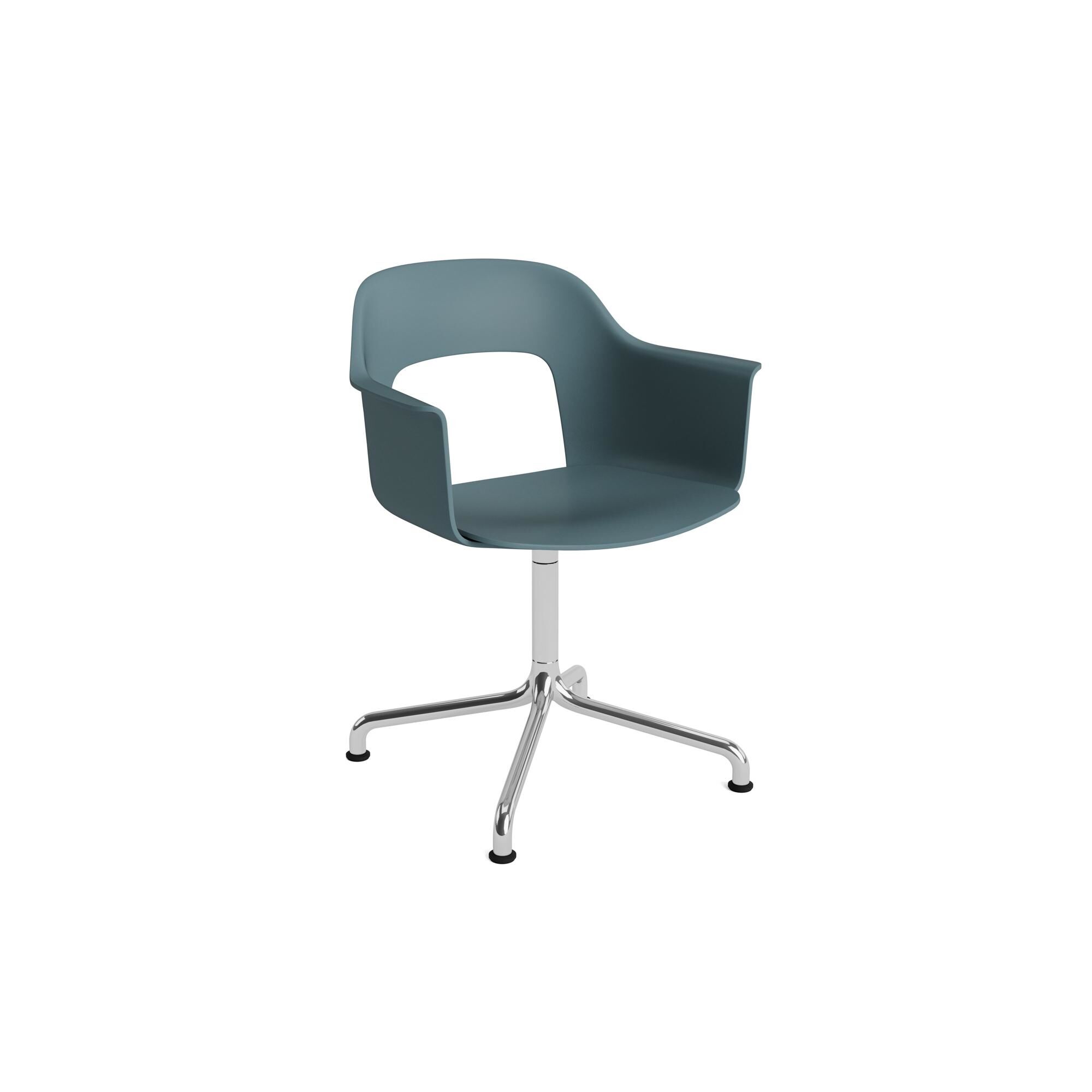 Layout 251 Spisebordsstol Med Armln & Swivel Ocean/Aluminium