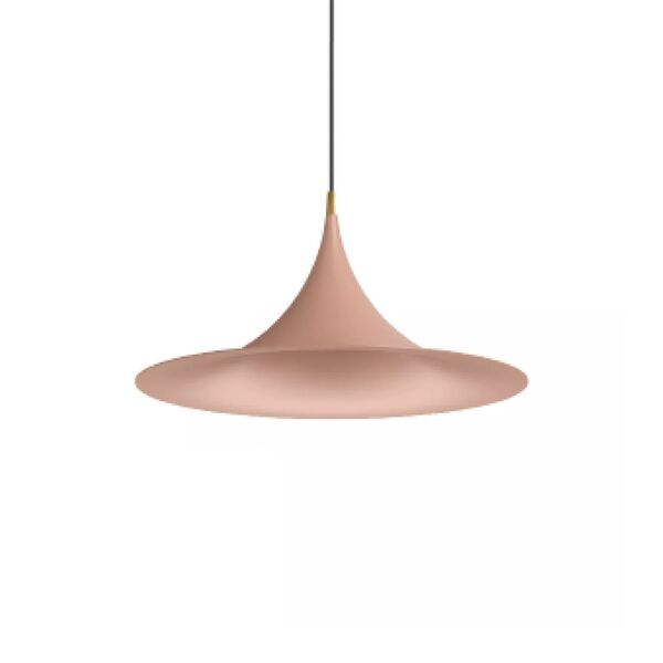 Morgana Pendant Ø47 Peach/ Brushed Gold