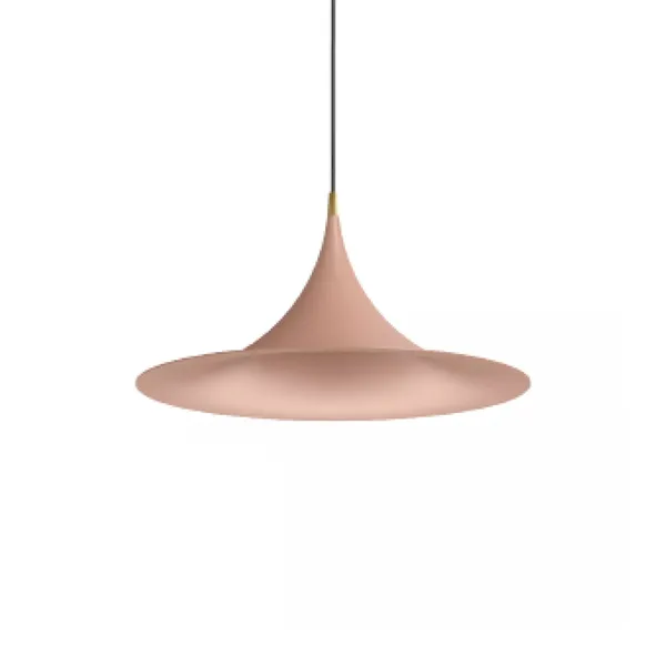 Morgana Pendant Ø47 Peach/ Brushed Gold