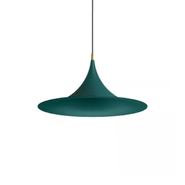 Morgana Pendant Ø47 Petrol/ Brushed Gold