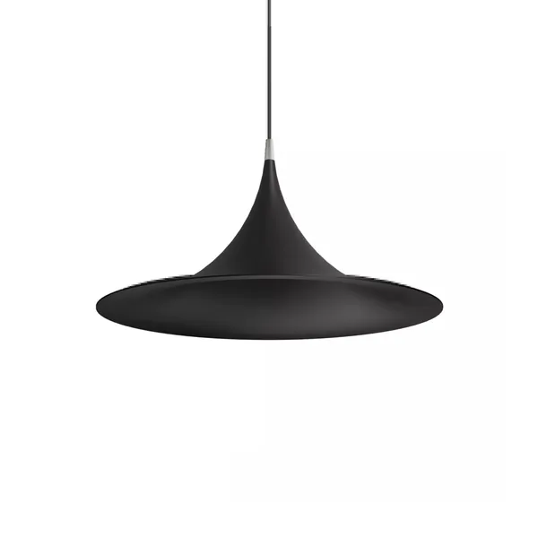 Morgana Pendant Ø47 Nickel/ Black