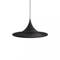 Morgana Pendant Ø47 Black/ Brushed Gold