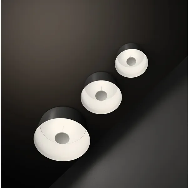 Delfi_S Ceiling Light Ø65 Steel Blue