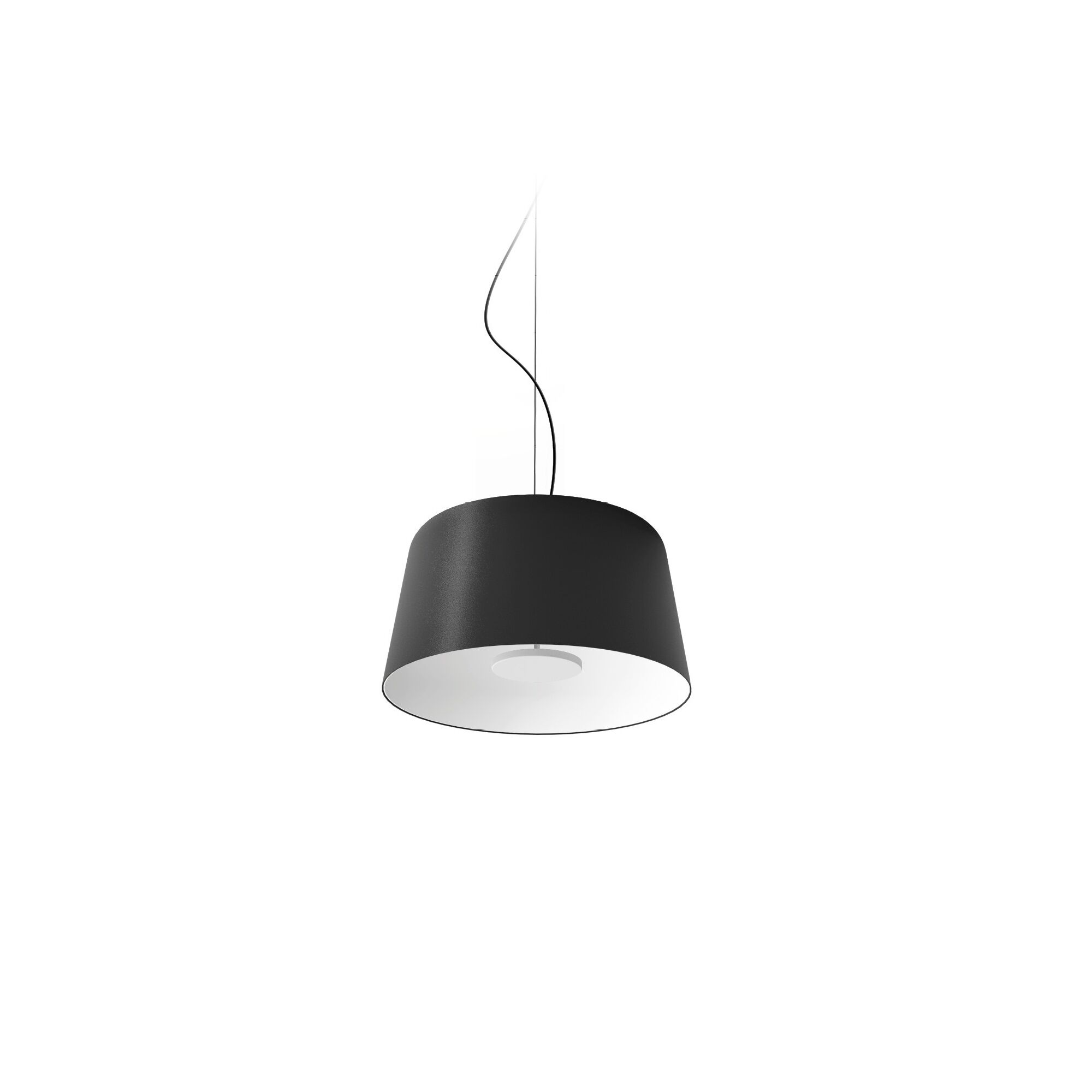 Delfi_P Taklampa &Oslash;45 Svart