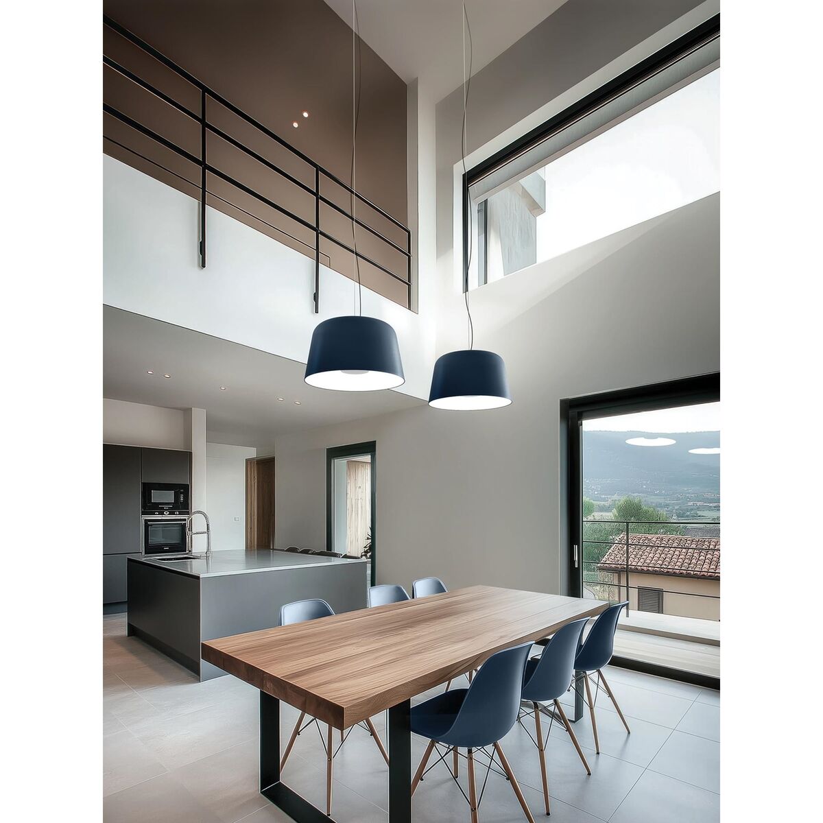 Delfi_P Pendant Ø45 Beige Red