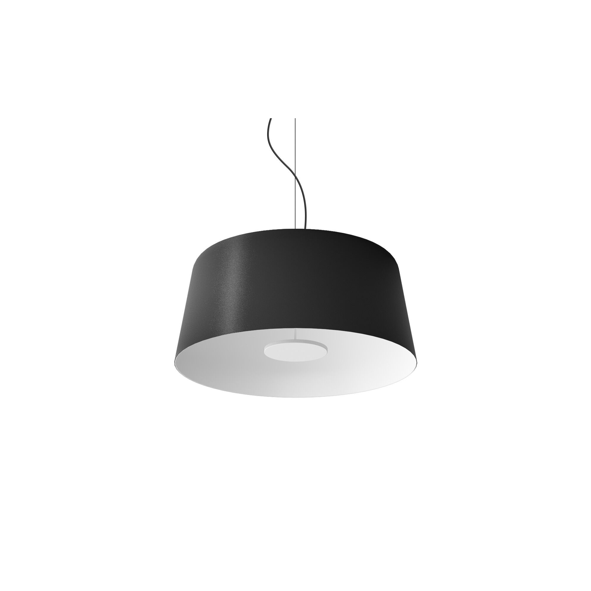 Delfi_P Taklampa &Oslash;65 Svart