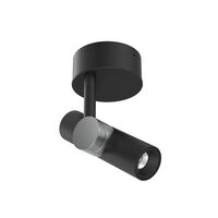 Goose Wall Lamp Ø14 Black/ Brushed Nickel