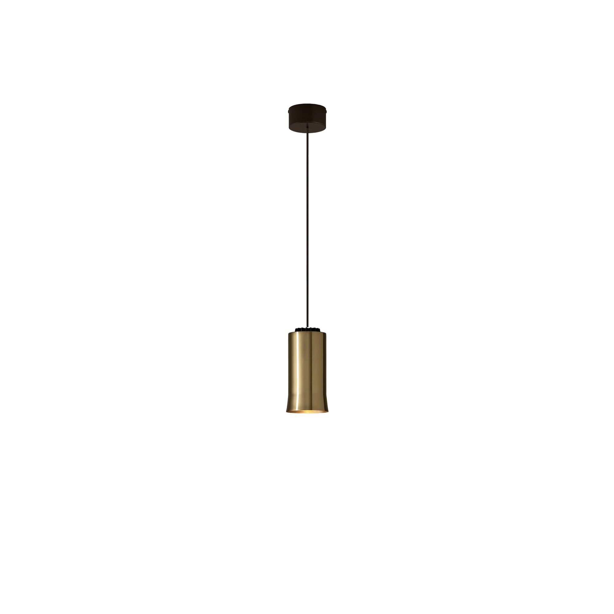 Cirio Enkel Taklampe Polert Messing