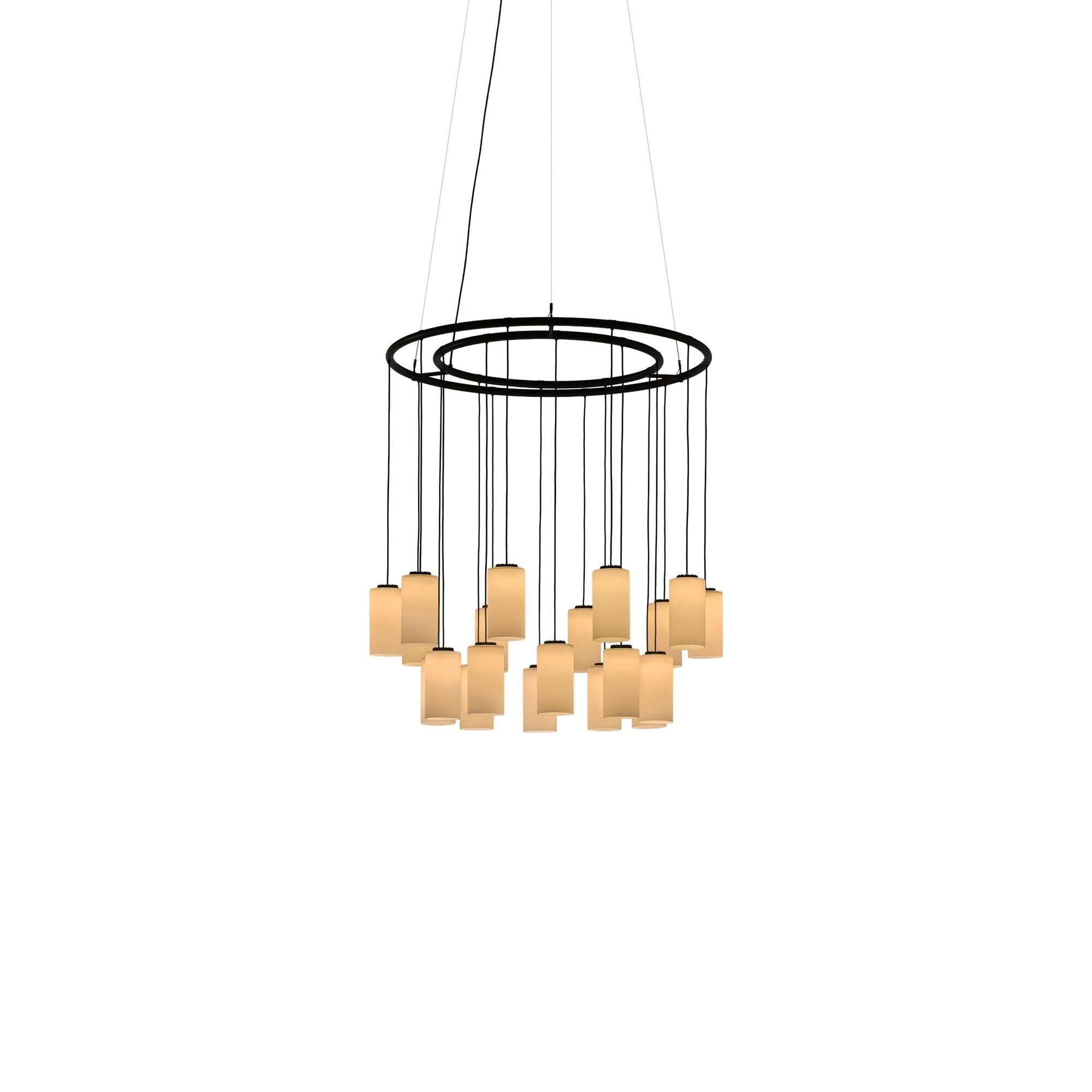 Cirio Lysekrone S Taklampe Hvit Opal/ Glass