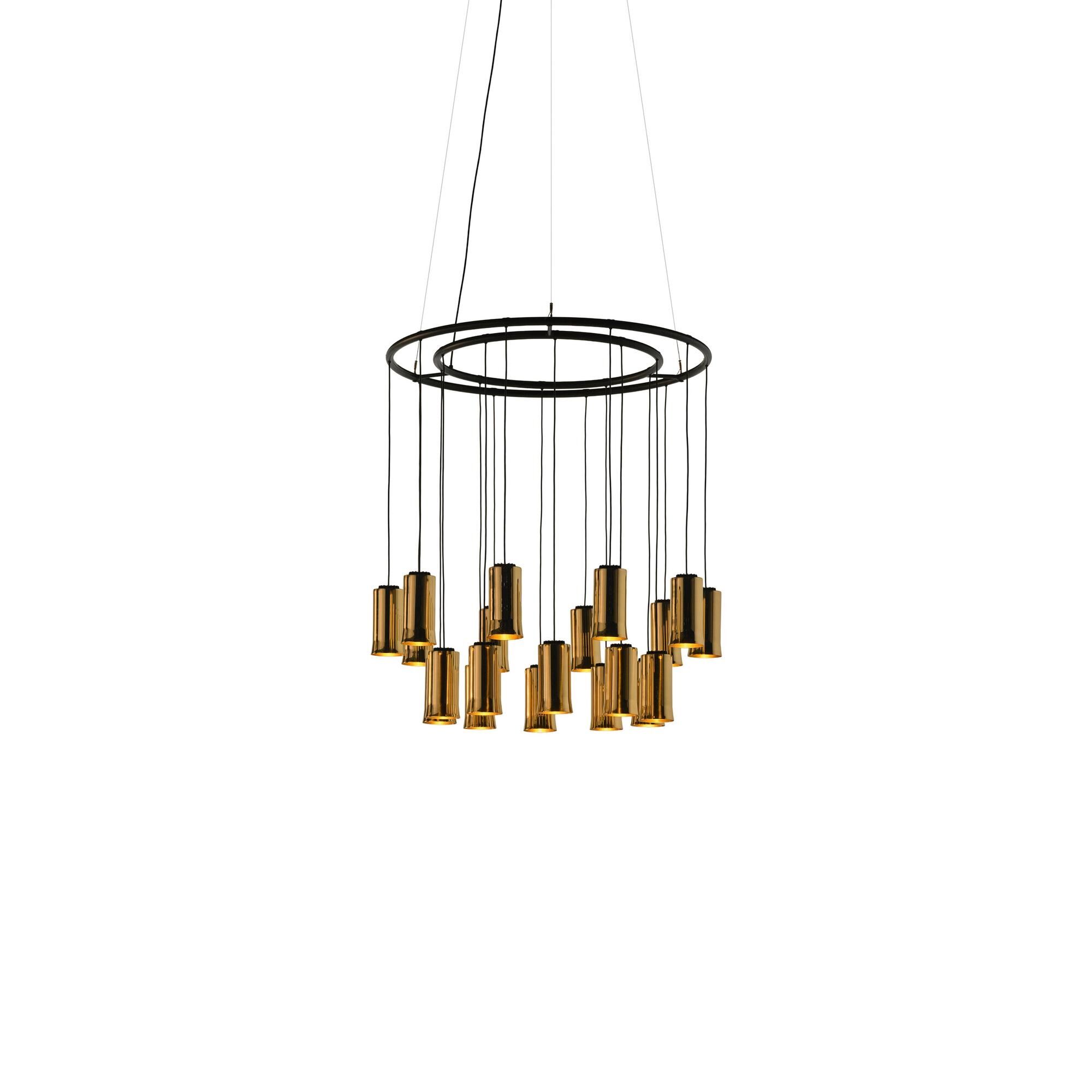 Cirio Lysekrone S Taklampe Polert Messing