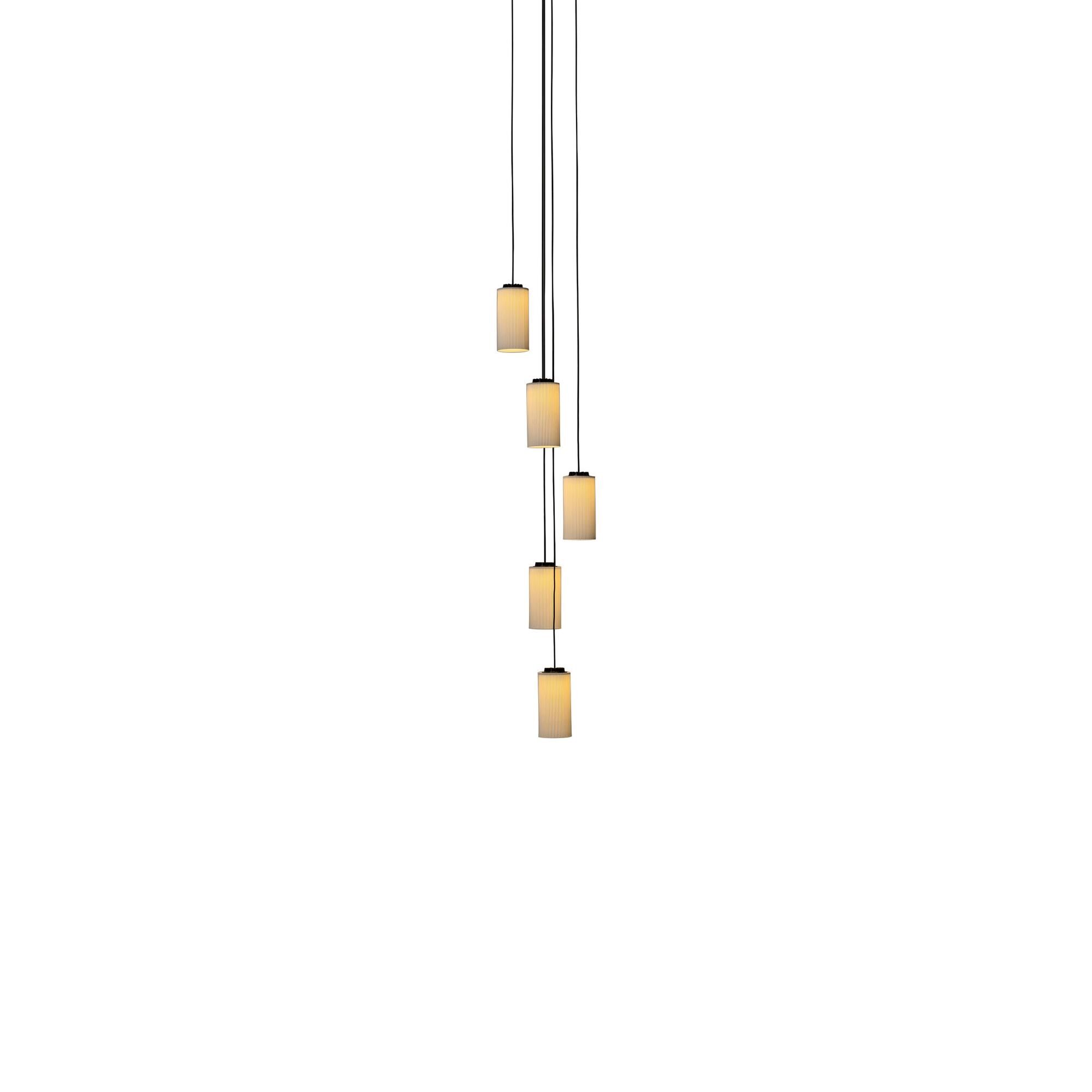 Cirio Cascada 5 Taklampe Hvit Pana/Porselen